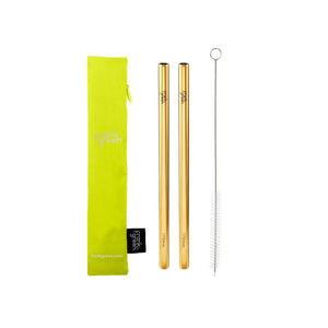 Frank Green Ultimate Reusable Straw Pack 20/34oz - Neon Yellow - ZOES Kitchen