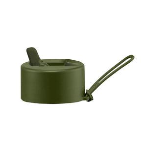 Frank Green Replacement Flip Straw Lid With Strap - Khaki - ZOES Kitchen