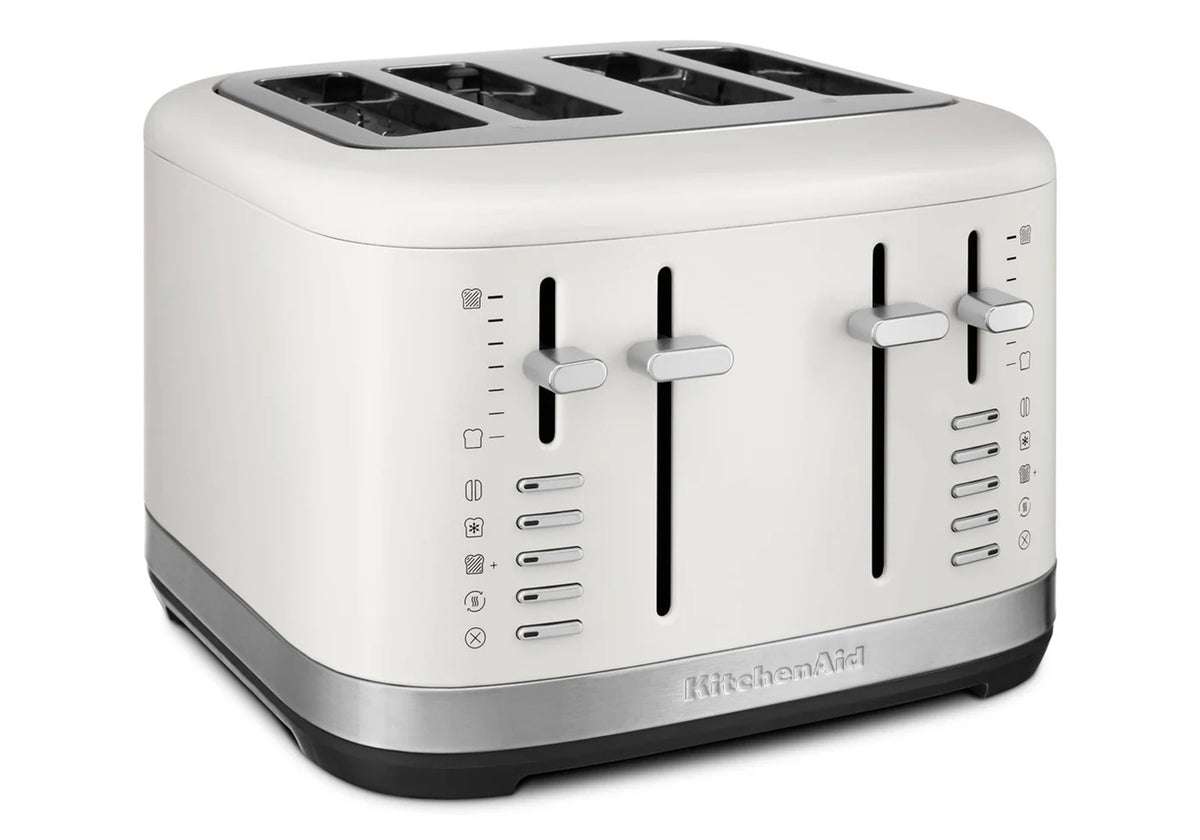 KitchenAid Toaster - 4 Slice Porcelain White KMT4109– ZOES Kitchen & Living