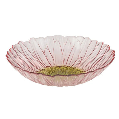 Coast to Coast Phoebe Glass Bowl 21.5x5cm - Pink/Olive