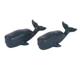 Coast to Coast Whale 2 Piece Ceramic Salt & Pepper Set 11.5x4.5cm - Blue