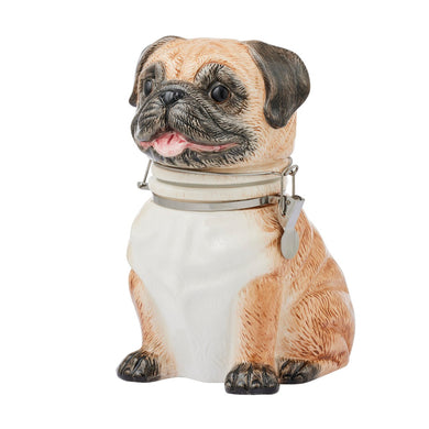 Coast to Coast Pug Ceramic Storage Jar 14x18x24cm