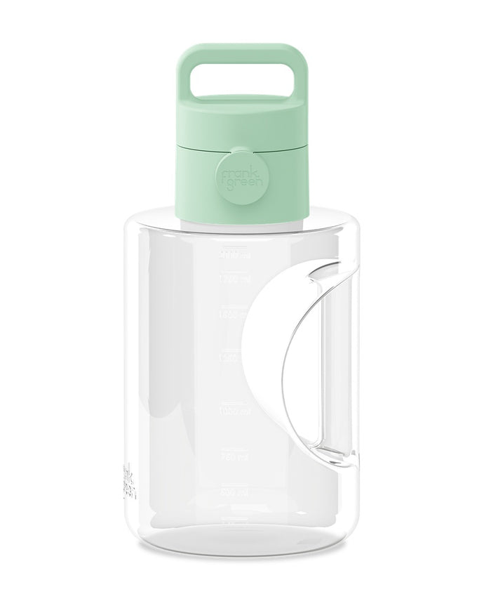 Frank Green Titan Reusable Bottle with Grip & Sip Lid 68oz / 2L - Mint Gelato