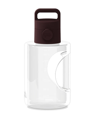 Frank Green Titan Reusable Bottle with Grip & Sip Lid 68oz / 2L - Chocolate