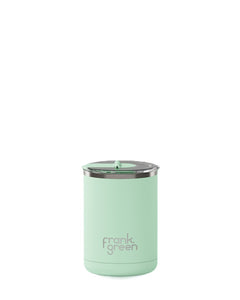 Frank Green Ceramic Coffee Cup Hinged Lid 12oz/355ml - Mint Gelato