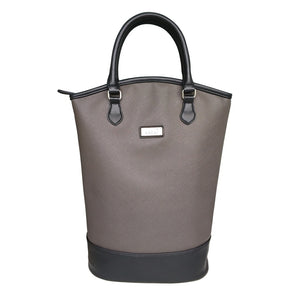 Sachi Two Bottle Wine Tote - Charcoal