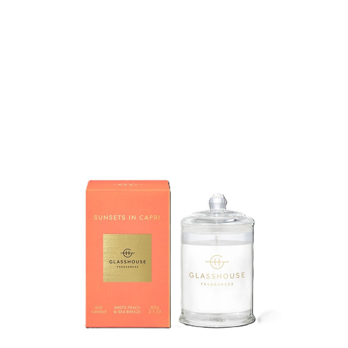 Glasshouse Fragrance - 60g Candle - Sunsets in Capri