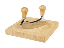 Load image into Gallery viewer, Maxwell &amp; Williams Evergreen Bamboo Mezzaluna Square Gift Boxed