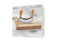 Load image into Gallery viewer, Maxwell &amp; Williams Evergreen Bamboo Mezzaluna Square Gift Boxed