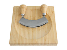 Load image into Gallery viewer, Maxwell &amp; Williams Evergreen Bamboo Mezzaluna Square Gift Boxed
