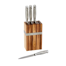 Load image into Gallery viewer, Stanley Rogers Banded Knife Block Set - 5 Piece (18+ PROOF OF AGE REQUIRED)