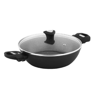 Marburg Forged Deep Fry Pan With Lid 28x7.5cm - ZOES Kitchen