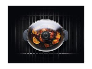 Woll Diamond Lite Fix Handle Induction Oval Roast with Lid Gift Boxed - 31x26cm 6L
