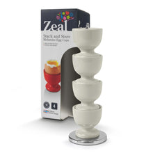 Load image into Gallery viewer, Zeal Stack and Store Egg Cups 4 Piece Set 3 - Assorted Colours