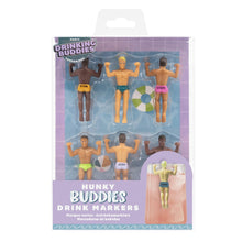 Load image into Gallery viewer, Hunky Buddies Drink Markers - Set of 6