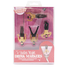 Load image into Gallery viewer, NPW Ladies Night Drink Markers 4 Piece Set Multi-Coloured
