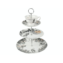 Load image into Gallery viewer, Mikasa x V&amp;A  Alice In Wonderland 3 Tier Cake Stand - Gift Boxed