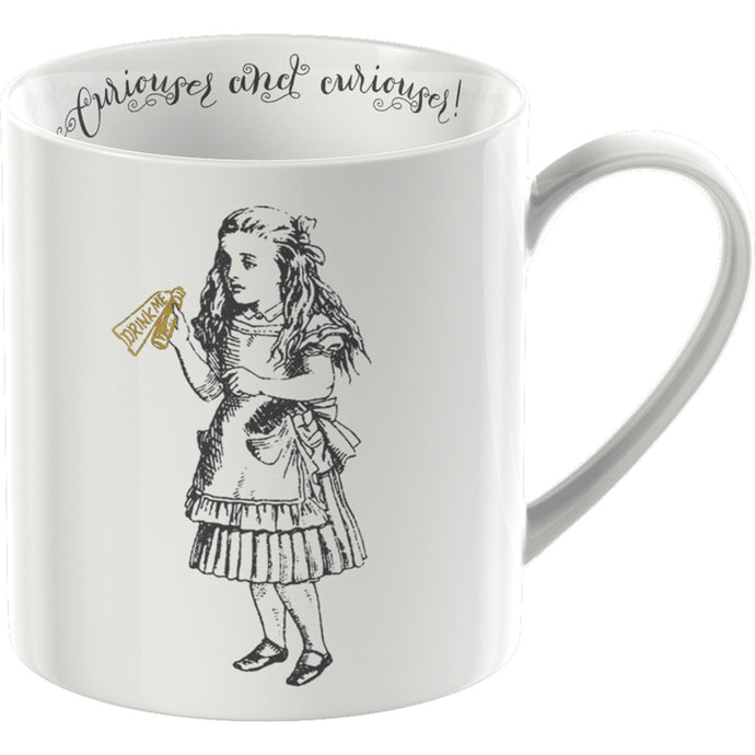 Mikasa x V&A Alice in Wonderland Can Mug Alice 350ml - Gift Boxed