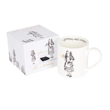 Load image into Gallery viewer, Mikasa x V&amp;A Alice in Wonderland Can Mug Alice 350ml - Gift Boxed