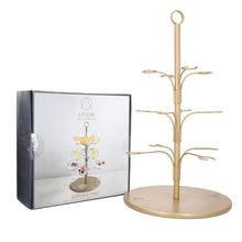 Load image into Gallery viewer, Artesa Stainless Cocktail and Nibbles Serving Tree 34 x 34 x 54cm - Gift Boxed