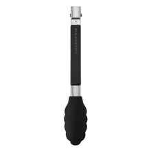 Load image into Gallery viewer, KitchenAid Silicone Tipped Side Locking Tongs - Onyx Black - 23cm