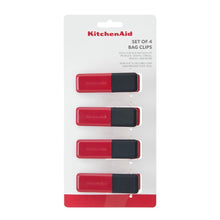 Load image into Gallery viewer, KitchenAid Kitchen Clips - 4 Piece - Empire Red