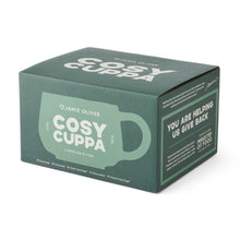Load image into Gallery viewer, Jamie Oliver Big Love Stoneware Cosy Cuppa Mug Gift Boxed - Green 375ml