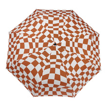 Load image into Gallery viewer, Original Duckhead Duck Umbrella Compact - Peanut Butter Checks