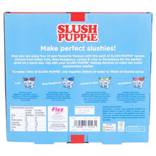 Load image into Gallery viewer, Slush Puppie - 4 Pack Syrups - Blue Raspberry, Strawberry, Cola, Lemon/Lime 180ml