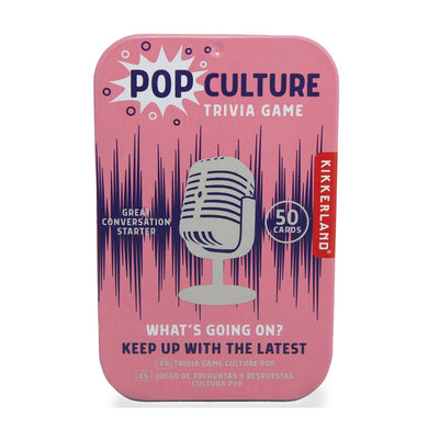 Kikkerland Pop Culture Trivia Tin