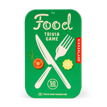 Load image into Gallery viewer, Kikkerland Food Trivia Tin