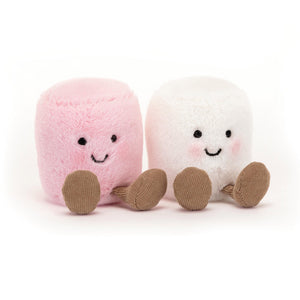 Jellycat Amusables Pink and White Marshmallows