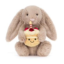 Load image into Gallery viewer, Jellycat Bashful Beige Bunny 'Birthday'