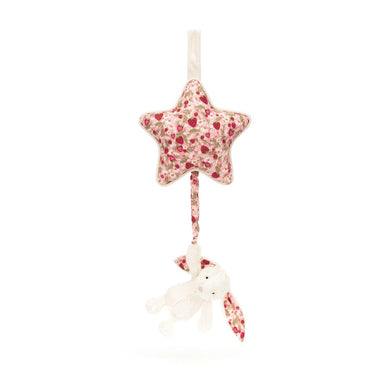 Jellycat Blossom Cream Bunny 'Berry' Musical Pull