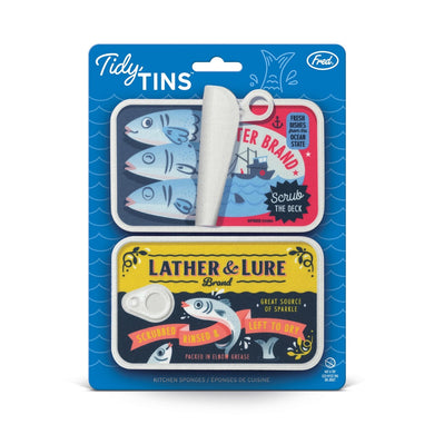 Fred Tidy Tins Sponges Set of 2