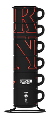 Bialetti Stranger Things Stackable Cups - Set of 6