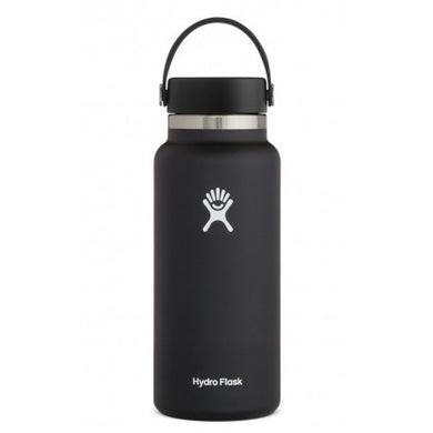Hydro Flask Hydration Bottle Wide Mouth 32oz/946ml - Black - ZOES Kitchen