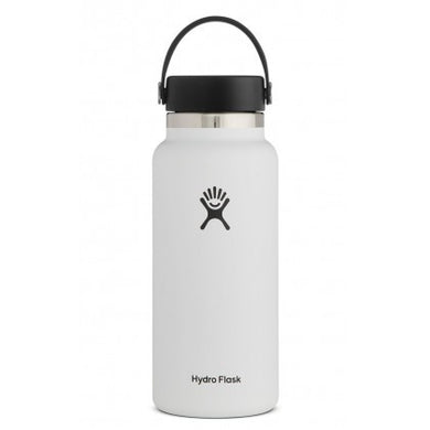 Hydro Flask Hydration Bottle Wide Mouth 32oz/946ml - White - ZOES Kitchen