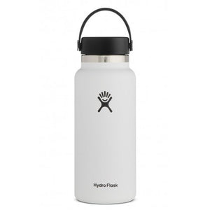 Hydro Flask Hydration Bottle Wide Mouth 32oz/946ml - White - ZOES Kitchen