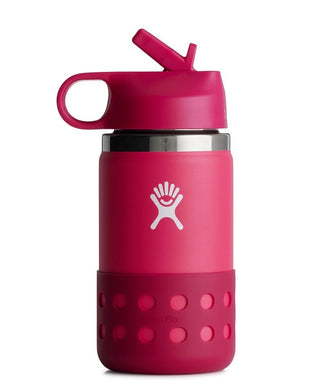 Hydro Flask Hydration Kids Bottle Wide Mouth 12oz/354ml - Peony - ZOES Kitchen