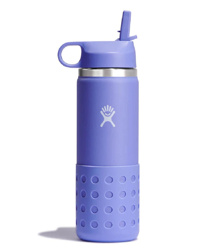 Hydro Flask Hydration Kids Bottle Wide Mouth 20oz/591ml - Lupine - ZOES Kitchen