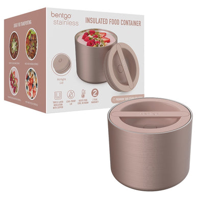 Bentgo S/S Insulated Food Container 560ml - Rose Gold