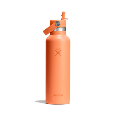 Hydro Flask Standard Mouth with Flex Straw Cap 21oz/621ml - Nectar Orange