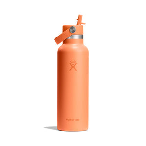 Hydro Flask Standard Mouth with Flex Straw Cap 21oz/621ml - Nectar Orange