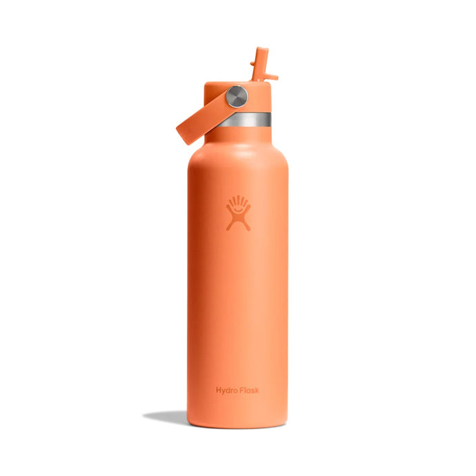 Hydro Flask Standard Mouth with Flex Straw Cap 21oz/621ml - Nectar Orange