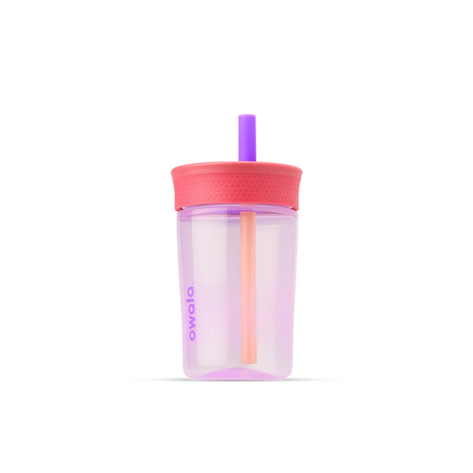Owala Kids Tumbler Polypropylene 444ml/15oz - Lilac Rocket (Pink/Purple)