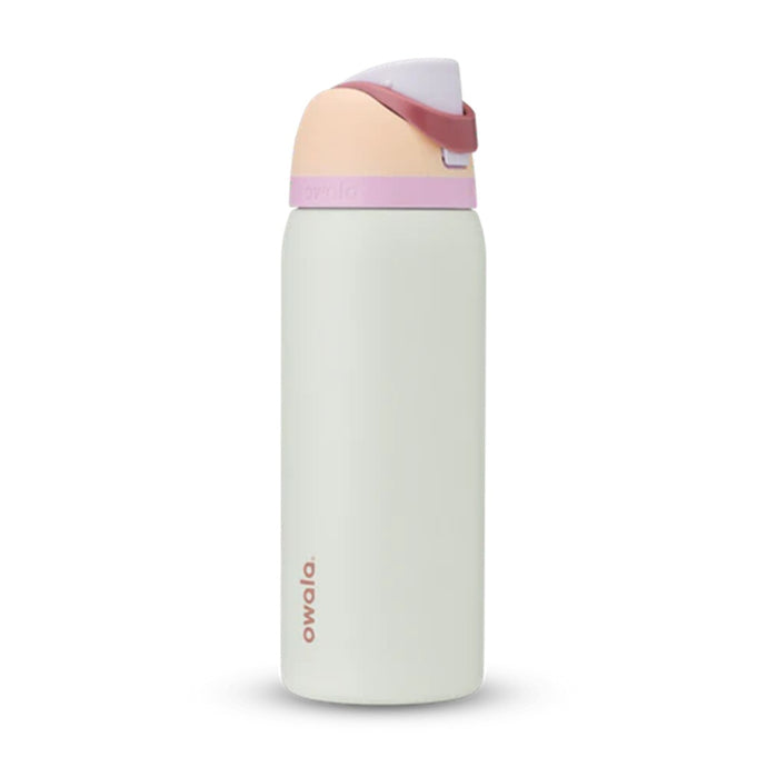 Owala FreeSip Stainless Steel Insulated 945ml - Coastal Mist (Tan/Mint)