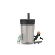 Load image into Gallery viewer, Owala Kids Tumbler Polypropylene 444ml/15oz - Skate Park (Black/Grey)