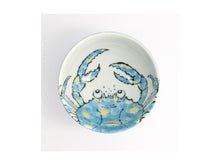 Load image into Gallery viewer, Tokyo Design Seafood Bowl 13x7cm Crab Light Blue