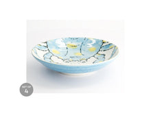 Load image into Gallery viewer, Tokyo Design Seafood Deep Plate 21.5x5cm Crab Light Blue